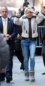 Post-NYPD Service, Mr. Wasilewski has continued his career in Private Security - he is with American Sniper Star, Sienna Miller here
